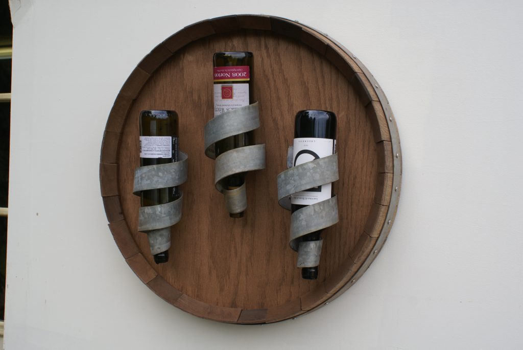 Clever idea for individual wine bottle storage and display. 