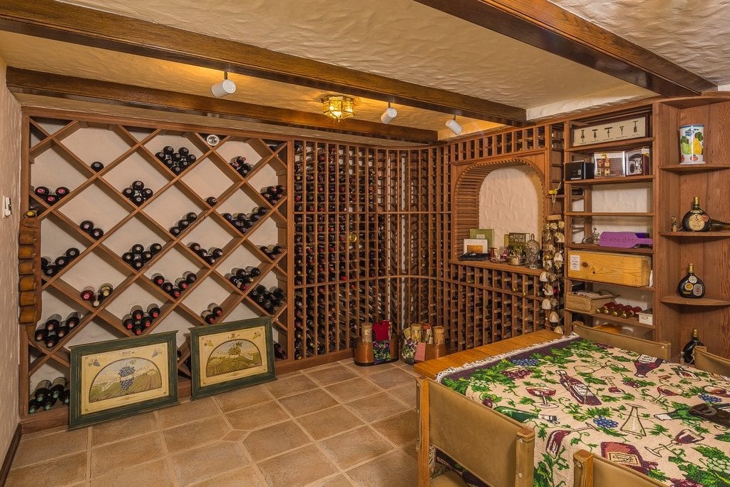Diamond storage racks and individual storage racks in a temperature controlled wine room. For more design tips and advice on building a custom home, check out the blog by Orlando Custom Home Builder Jorge Ulibarri at www.imyourbuilder.com