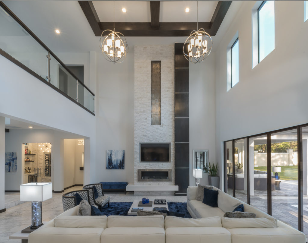 contemporary family room, modern family room, contemporary-styled interiors