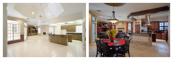 The before and after pictures of the remodel of a 1989 outdated home into a Tuscan custom residence by Orlando Custom Builder Jorge Ulibarri. www.imyourbuilder.com